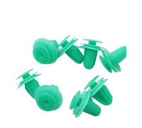 XIOKLM 20 piezas Clips de Panel de puerta de coche con orificio de 11mm, sujetador de fijación, Panel embellecedor de puerta Interior de coche, Clip de tarjeta, remache verde Universal