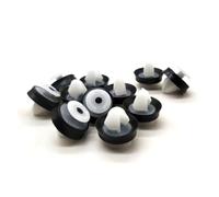 XIOKLM 30x Clips de ajuste de tarjeta de Panel de puerta Interior de coche Compatible C2 C8 C3 C4 307 206 508 Clip de sujeción automático remache de plástico