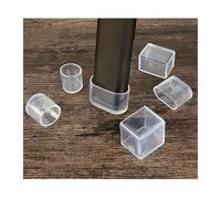 XIOKLM 4 unids/set almohadillas de silicona transparentes/tapas for patas mesa y silla Protector pies muebles cubiertas antideslizantes protectores suelo(Round-22mm)