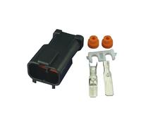 XIOKLM 5 Juegos de Piezas plástico 2 Pines Conector Coche con Terminal DJ70253A-6.3-11