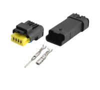 XIOKLM 5 Sets 4 Pin DJ7047B-1.5-11/21 Female Male Turn/Plug Socket Car Sensor Connector 4P