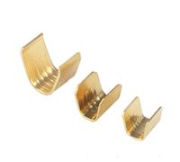 XIOKLM 50/100/200/500/Uds. Lote Terminal de prensado en Forma U H62 Hebilla Alambre latón Conector Cable Punta polivinílico 454TABC 0,2-10 mm2(454C,50 pcs)