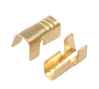 XIOKLM 50/100/200/500 Uds. Terminal de prensado en Forma U H62 Conector Hebilla Alambre latón Cabezal cableado 452-1 452-2 451-3 0,2-2 mm2(452-1,500 pcs)