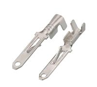 XIOKLM 50/50/100/200 Uds. Terminal de cableado automático 2,8mm / Conector, terminales Repuesto estañados Sueltos, 1500-0071 DJ611-2.8×0.5A(50 pcs)