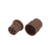 XIOKLM 50 Juegos de Conector automotriz 6 Pines, enchufes Redondos/Coche eléctrico DJ3061C-2.3-11/21