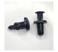 XIOKLM 50 Uds 11816 8MM Clips de plástico negro/parachoques de coche hebilla de sujeción tarjeta de ajuste Interior revestimiento de puerta abrazadera fija(2 pieces)