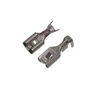 XIOKLM 50 Uds 4,8 Mm Macho Hembra Auto engarzado Terminal de Cable Conector eléctrico Suelto Pines latón DJ623-E4.8A DJ612-4.8B DJ611-4(DJ623-E4.8A,50 Pcs)