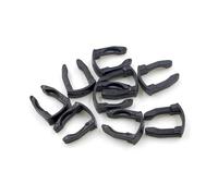 XIOKLM 50 Uds. Accesorios compatible Clip de filtro de gasolina compatible coche, Clips de retención en U compatible tubo de combustible(NO.4 50Pcs)