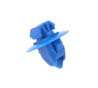 XIOKLM 50 Uds. Retenedores de escudo de placa protectora de cierre automático de 8mm Clips de remaches de nailon tipo empuje Compatible Camry Han Landa