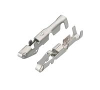 XIOKLM 50 Uds. Terminal de prensado Cable Suelto automotriz Pin Empalme latón Hembra/Conector eléctrico Coche DJY7122-2(100 Pcs)