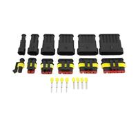XIOKLM 6 Juegos contienen 1 + 2 + 3 + 4 + 5 + Pines, Conector Adaptador, de Conectores Impermeables automotrices
