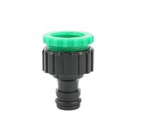 XIOKLM Adaptador de conector grifo agua plástico 1/2, 3/4 y 1 pulgada con rosca macho/hembra for riego jardín, acoplamiento rápido, 2 unidades(A3)