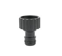 XIOKLM Adaptador de conector grifo agua plástico 1/2, 3/4 y 1 pulgada con rosca macho/hembra for riego jardín, acoplamiento rápido, 2 unidades(A5)