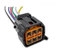 XIOKLM Arnés de cableado for Faros Coche, 1 Unidad, 6 Pines, G334, Enchufe Carcasa plástico, HP066-06021 DJ7063X-1.5-21(10 Pcs)