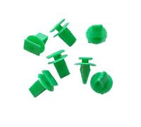 XIOKLM Cierre de placa de ajuste automático de 7,5 mm, protector de placa de coche, clip fijo de plástico, compatible con CRV Spirior Civic Accord (10 piezas)