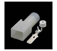 XIOKLM Conector Auto Impermeable eléctrico del cableado Enchufe 1pin con los terminales y Sellos(5pcs)