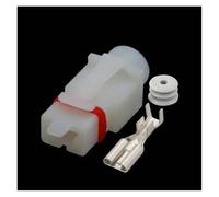 XIOKLM Conector Auto Impermeable eléctrico del cableado Enchufe 1pin con los terminales y Sellos(5pcs)