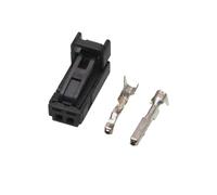 XIOKLM Conector automático de 2 Pines Hembra 1534113-1 1534112-1, Conector sin sellar con terminales 4B0971832(2pcs)