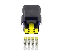 XIOKLM Conector automotriz del Coche de los Conectores la Chaqueta 4 Pines con el Enchufe Terminal DJ7045A-1.5-21 4P(10 Sets)