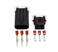 XIOKLM Conector automotriz Impermeable de 3 Pines Conector Macho y Hembra Cabeza DJ7032Y-1.5-11/21 3P con Terminal(10 Sets)