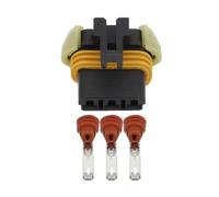 XIOKLM Conector de arnés plástico 3 Conectores automotrices Pin con Terminal DJ7039Y-2.8-21 3P(5 Sets)