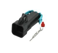 XIOKLM Conector de Cable eléctrico cableado Impermeable Auto del Enchufe 12160825 4 Pines con terminales y Sellos(Wire with 20cm)