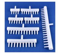 XIOKLM Conector de drenaje poroso for bomba aire acuario, desviador 8-5 mm, 2-20 cabezales, junta manguera for tanque peces(8 To 5mm 1-6 Heads,20 Pieces)