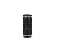 XIOKLM Conector de manguera de montaje neumático, compresor de junta de plástico, conector rápido de 6 mm, 8 mm, 10 mm de diámetro exterior (6 mm)