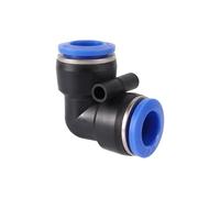 XIOKLM Conector de tubería de montaje neumático, accesorios rápidos de aire, manguera de plástico de 4 mm, 6 mm, 8 mm, 10 mm, 12 mm, 14 mm, conectores PY de poliuretano (PV, 10 mm)