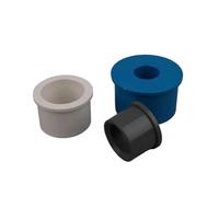 XIOKLM Conector de tubería reductora PVC 2 piezas, 20, 25, 32, 40 y 50 mm, for juntas riego jardín, rellenos bujes(50-32 mm,Grå)