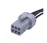 XIOKLM Conector electrónico de arnés cableado for manija Puerta Coche, Conector con Cable MG614130-4 MG644483-4, 6 Pines, 1,2mm, Unidad(6Pin Female,5 Pcs)