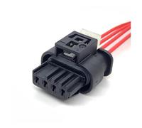 XIOKLM Conector electrónico de válvula Tubo Escape, Enchufe automático 4 Pines, Conector arnés Cables CS35 805-122-541, 1 ud(20 Pcs)