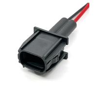 XIOKLM Conector electrónico Impermeable del Enchufe Auto de 2 Pines con el Cable 7287-1495-30 90980-12747(2Pin Male,1 Pc)