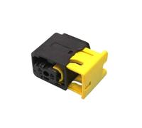 XIOKLM Conector Hembra de cableado automático 2 Pines, Conector Sellado 1-1418448-2, eléctrico a Prueba Agua con terminales y Sellos(5pcs)