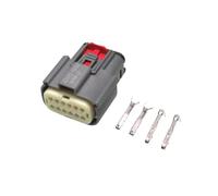 XIOKLM Conector Impermeable de cableado Femenino Auto del Enchufe 33472-1259 10 Pines con terminales(5pcs)