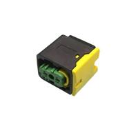 XIOKLM Conector Impermeable Sellado de cableado Hembra Enchufe automático 2 Pines 3-1418448-2 con terminales y Sellos(10pcs)