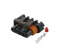 XIOKLM Conectores automotrices Impermeables de 4 Pines 12162144, Carcasa 1,5mm, Conector cableado Sensor, Terminal y Sello adicionales(Female,1 Sets)