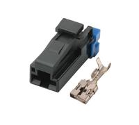 XIOKLM Enchufe automático de 1pin 7123-4113-30 715-6411-40 Conector eléctrico cableado MG613689-5 MG613689 con terminales(2pcs)
