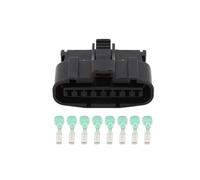 XIOKLM Enchufe automotriz del Conector Coche de la Abrazadera 8 Pines con el Terminal 8P DJ7081Y-3-21(10 Sets)