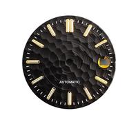 XIOKLM Esfera de 28,5mm patrón geométrico Dorado/Azul/Verde Adecuado for Accesorios Reloj Movimiento automático NH35(25)