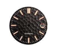 XIOKLM Esfera de 28,5mm patrón geométrico Dorado/Azul/Verde Adecuado for Accesorios Reloj Movimiento automático NH35(23)