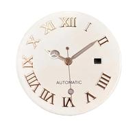 XIOKLM Esferas de Reloj 24,5mm for Mujer, Accesorios mecánicos compatibles con Caja Luminosa NH05 NH06 31mm(C White Rose Set)