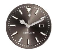 XIOKLM Esferas de Reloj 24,5mm for Mujer, Accesorios mecánicos compatibles con Caja Luminosa NH05 NH06 31mm(B Gray Set)