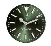 XIOKLM Esferas de Reloj 24,5mm for Mujer, Accesorios mecánicos compatibles con Caja Luminosa NH05 NH06 31mm(B Green Set)