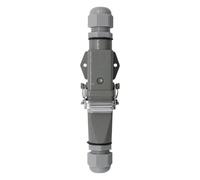 XIOKLM HDC-HA-4 - Conector resistente de 4/5/6/8 pines de núcleo, industria aeronáutica, impermeable, a prueba de arena, enchufe de enchufe de 250 V 10 A/16 A (4 núcleos)