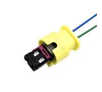XIOKLM Hembra automotriz del arnés de Cable Conector Impermeable 2 Pines con el Terminal/el 4F0973702/6R0973323/4H0973702A(6R0 973 323,20 Pcs)