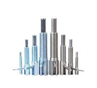 XIOKLM Mango en L de acero inoxidable/al carbono, 1 Uds., for agujeros índice VCN233 M6/8/10/12/16, perno(VCN233-C,M12)