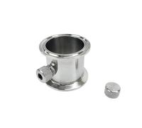 XIOKLM Módulo de rectificación conexión boquilla tubería triple abrazadera 1,5" a 4" SS304(1.5 (38mm) OD50.5)