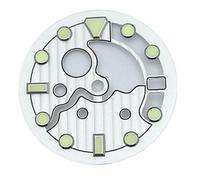XIOKLM NH35 Esqueleto Dial 28.5mm C3 Verde Reloj Luminoso para NH35/36 Movimiento Accesorios Caras Huecas, 60 cm., Einheitsgröße