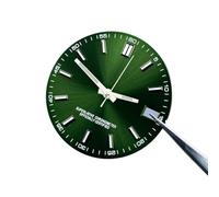 XIOKLM Reloj con Esfera de 28,5 MM, sin Logotipo, Luminoso, Verde, manecillas, Adecuado for Accesorios Movimiento NH35 NH36(Green Set)